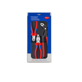 Knipex pliers set 3-piece side, linear and Cobra universal pliers