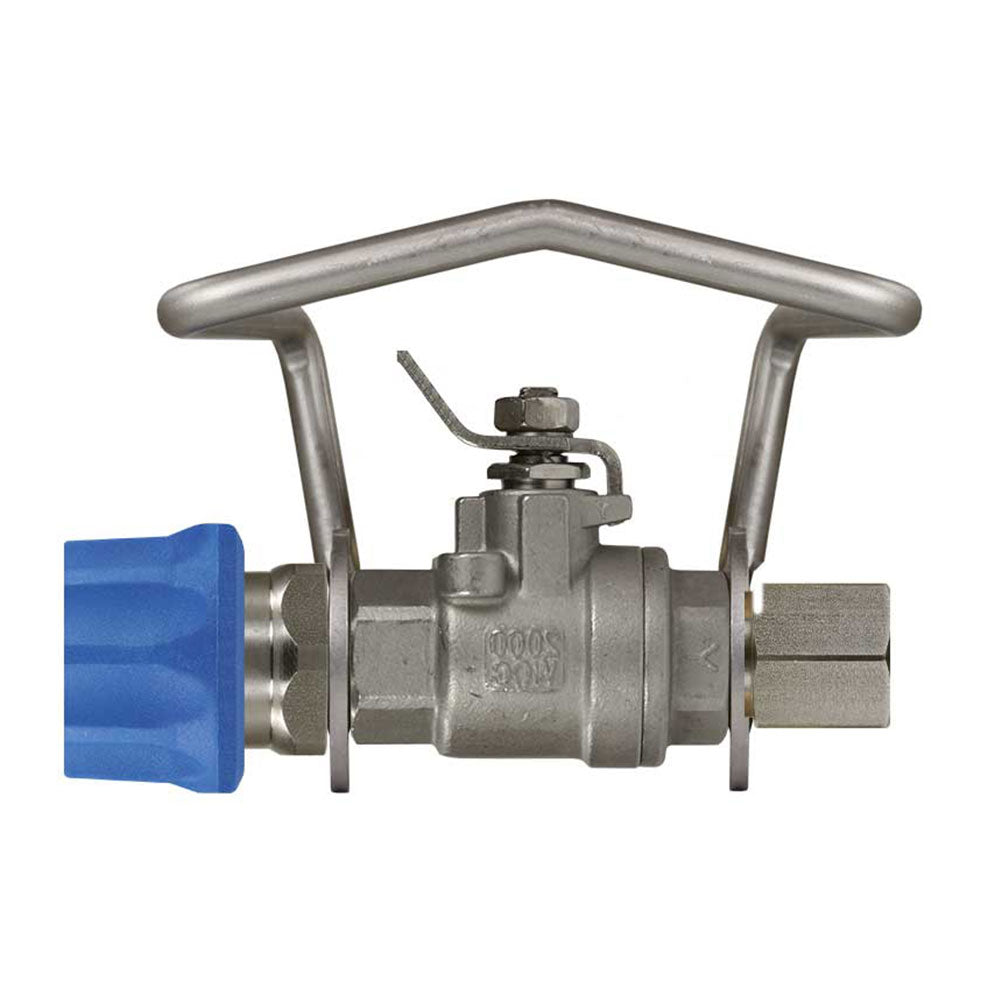 Palloventtiili pikaliittimellä ST-3100, 1/2" sisäkierre