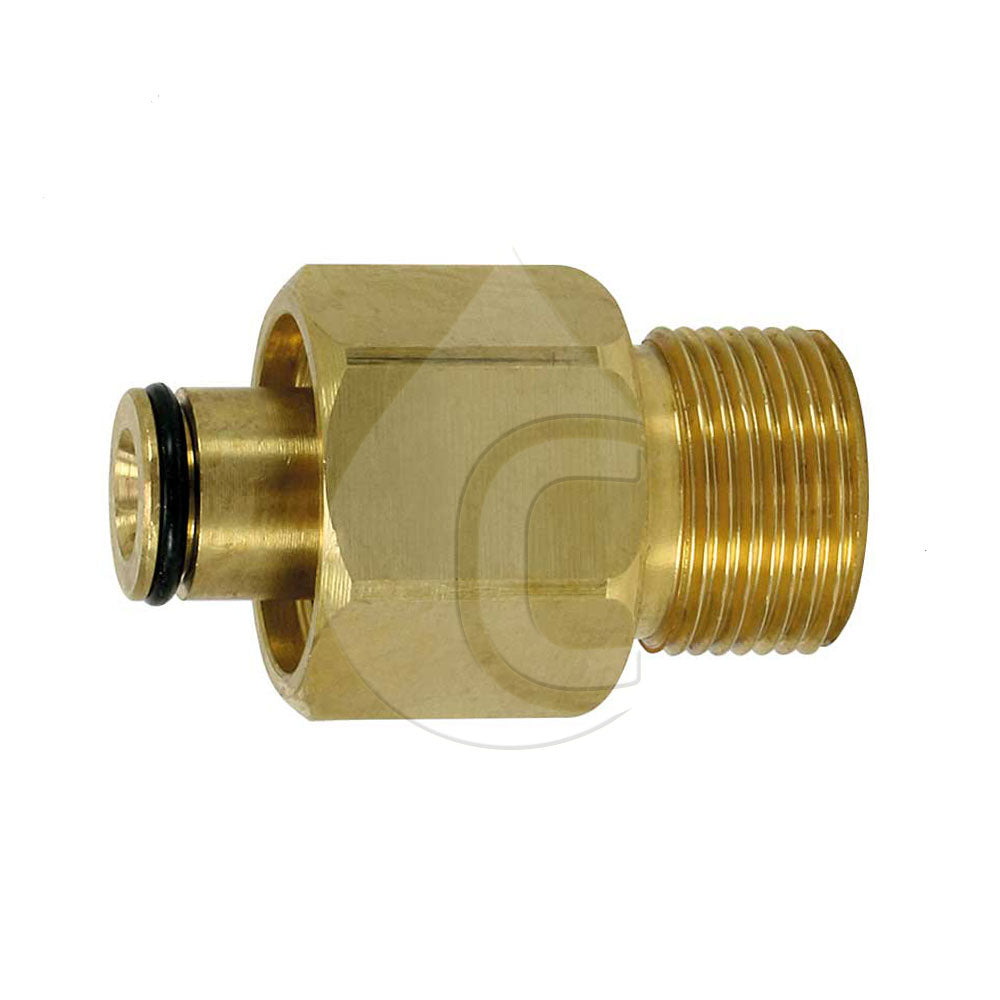 Adapteri M22U / K-LOCK T22 sisäkierre messinki