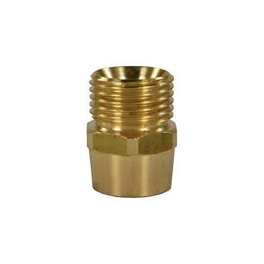 Dubbelnippel Mässing M22-1/4"S