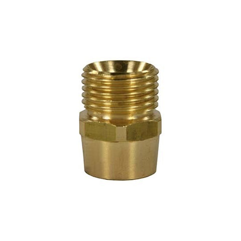 Dubbelnippel Mässing M22-1/4"S