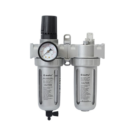 AmPro Tryckluftsfilter Regulator Smörjenhet Met