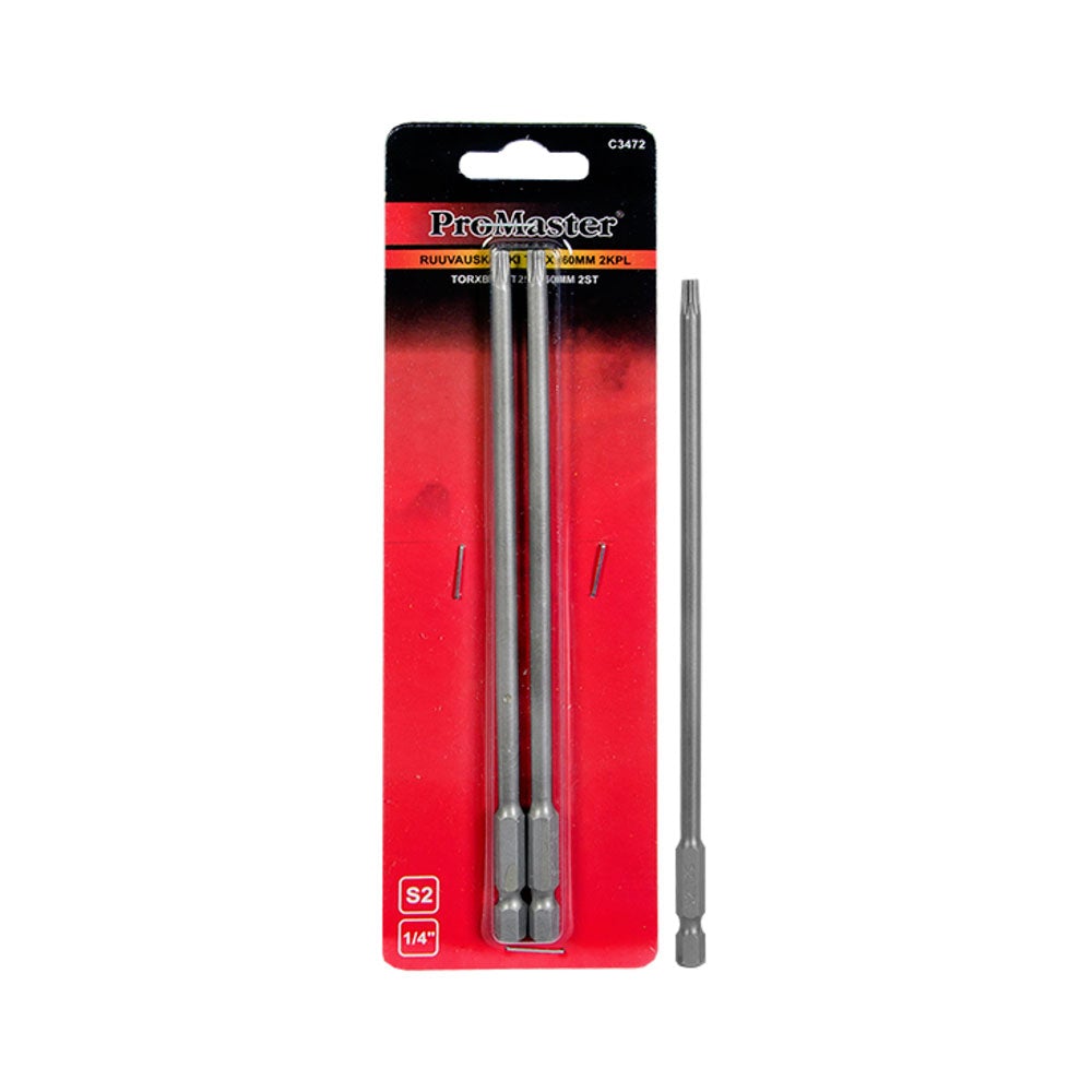 Skruvmejselspets T15X160Mm 2 st