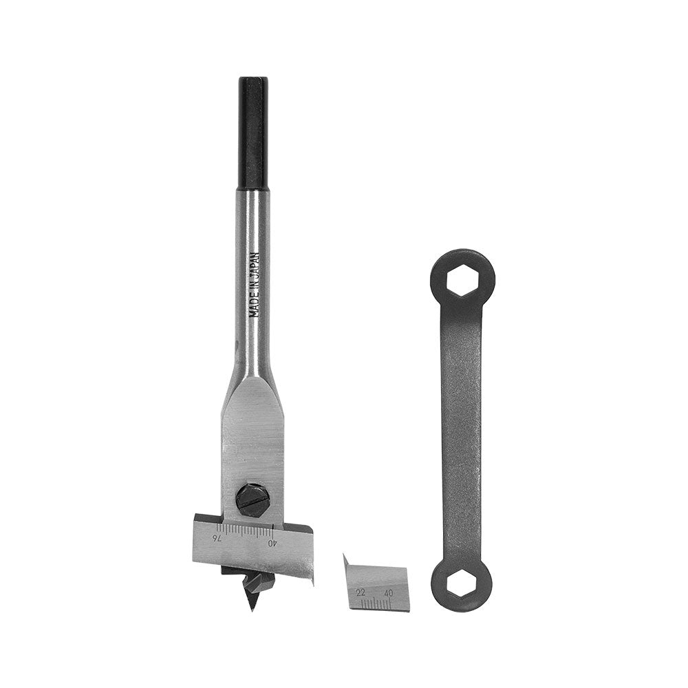 Maskinell träborr 22-76 Mm Justerbar