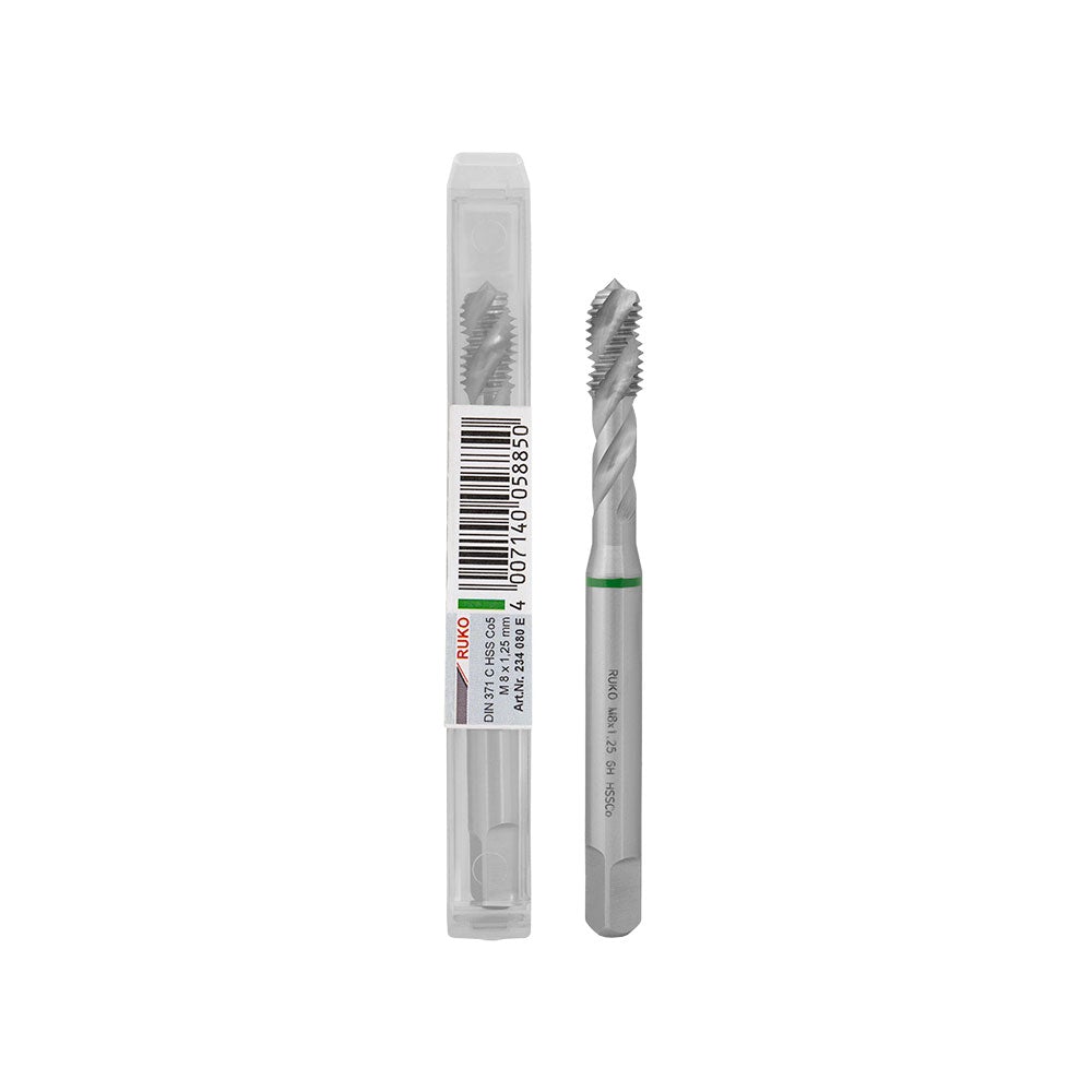 Konekierretappi  M8 X 1,25 Hss-Co5 Din37