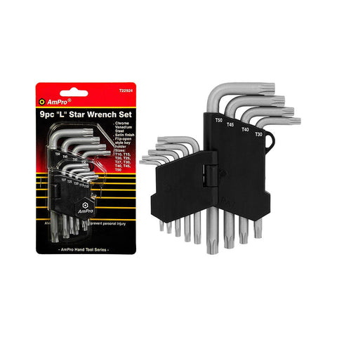 Torx-Avainsarja 9-Os. Crv