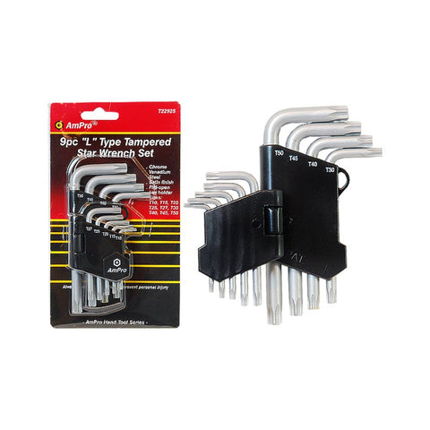 Torx-Avainsarja 9-Os. Crv Reiällä