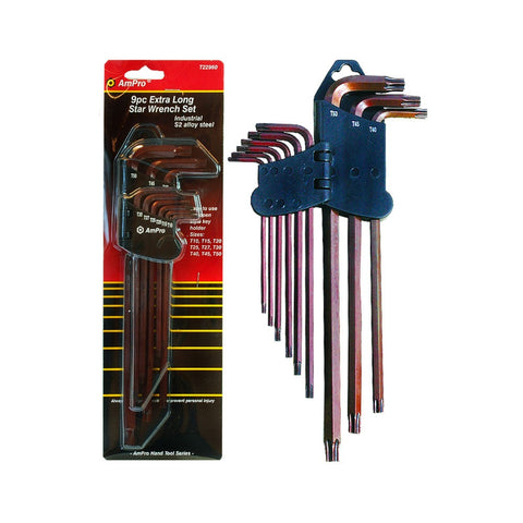 Pitkä Torx-Avainsarja 9-Os. S2