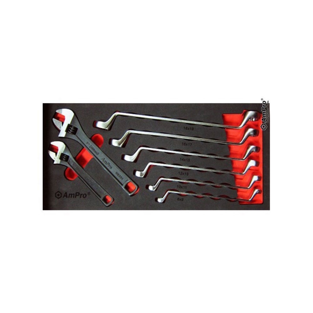 Left-Language-And Wrench Set 6-Part. 8 a.m. to 7 p.m